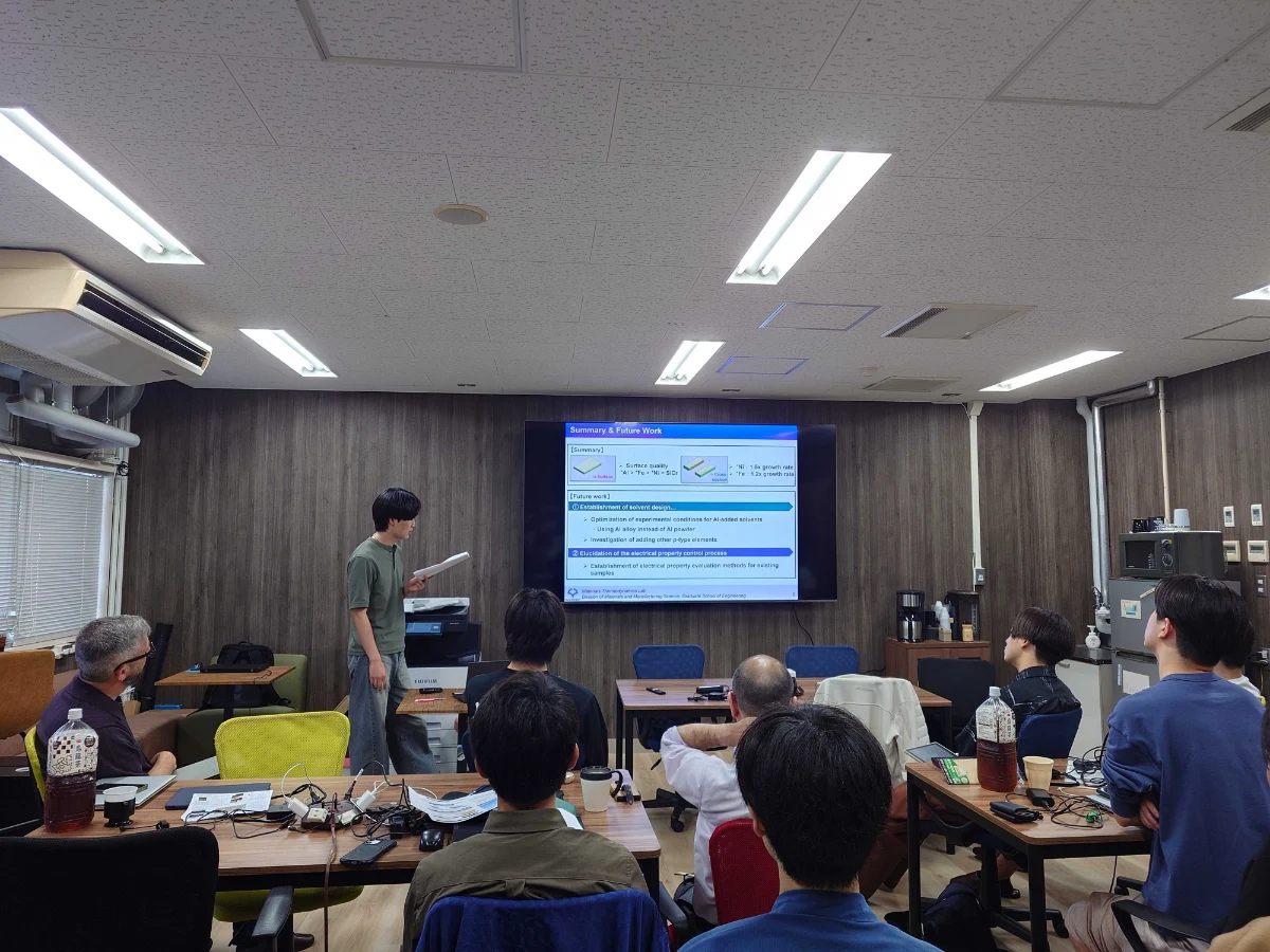 懇親会での交流